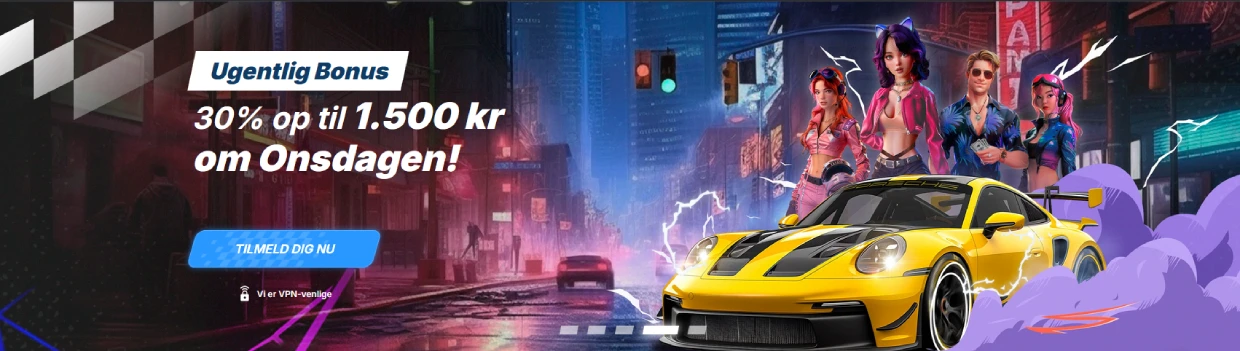 Need for Spin casino velkomstbonus